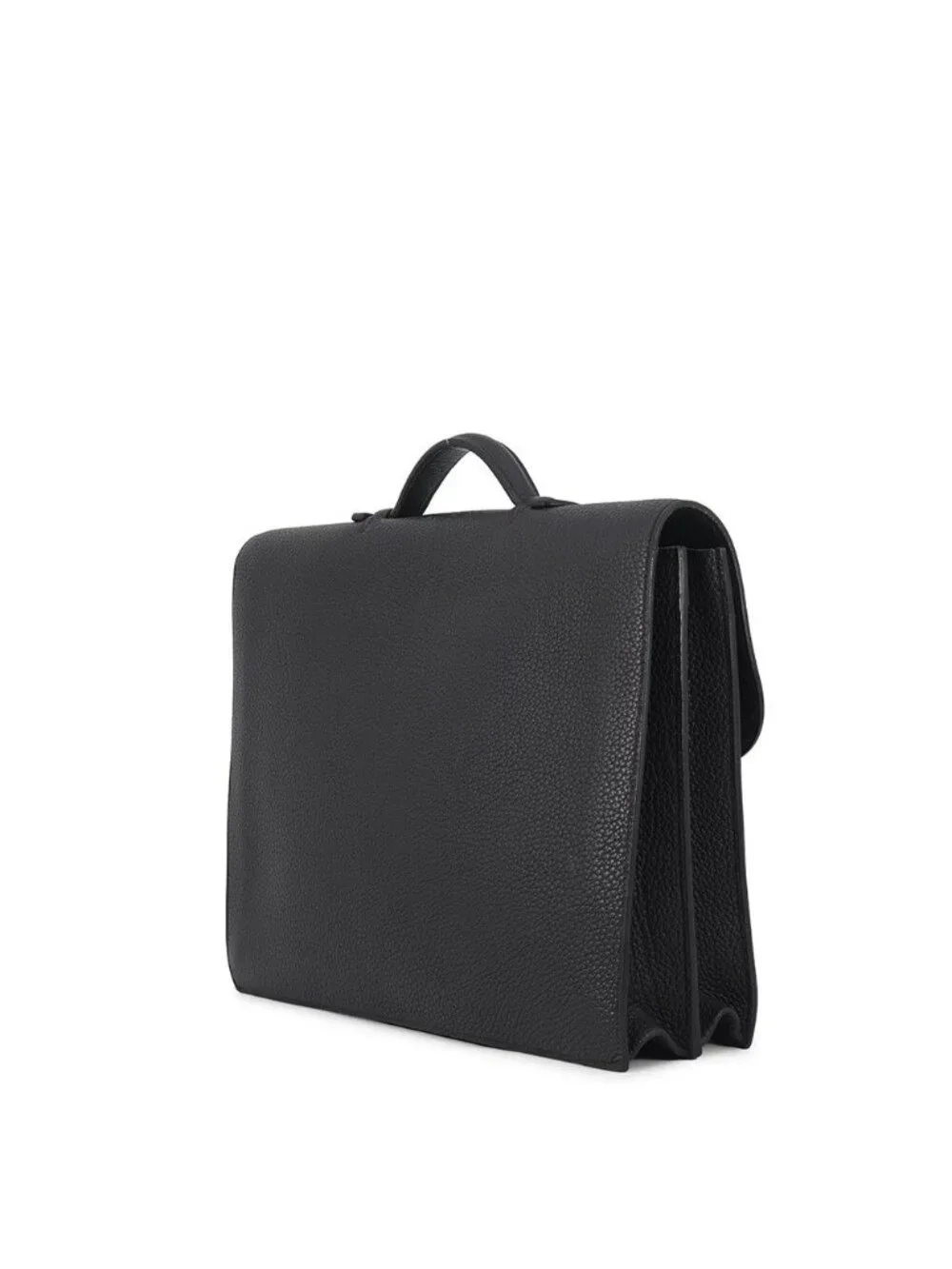 Hermes Business Bag Sac a Depeches 38 Black Gold Togo